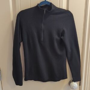 MEC Black Half-Zip Light Layer Sz. Small